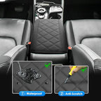 2025 2026 Sportage Console Cover for Kia Sportage (LX/EX/X-Line/SX/SX Prestige/X-Pro/X-Pro Prestige), Waterproof &Cushion Leather Armrest Cover 2026 2025 Sportage Hybrid Accessories - Padded