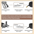 Ball Valve Pressure Washer, 3/8 Inch Quick Connect 5000 PSI, Shut Off Valve for High Pressure Washer Hose, Stainless Steel