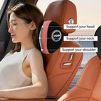 LIQUN Car Seat Neck Pillow, Skin Friendly Car Head Pillow, Memory Foam Neck Support, Driving to Relieve Neck Pain and Shoulder Pressure, (Black)