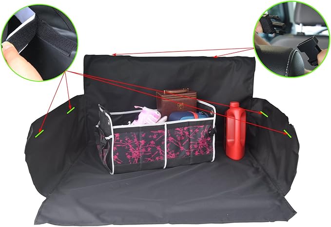 HelloTree Pet Dog Trunk Cargo Liner - Oxford Car SUV Seat Cover - Waterproof Floor Mat for Dogs Cats - Washable Dog Accessories