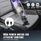 Handheld Vacuum Cordless – Car Vac Portable with 8KPA & Multi Accessories & Low Noise, Lightweight Hand Held Vacuum Cordless Rechargeable for Car/Home/Dust/Pet Hair, Mine Portable Vacuum