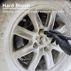 4 PCS Car Detailing Brush Set for Cleaning Interior or Exterior, Boars Bristle Detailing Brushes, Dusting Cleaning Supplies, Tool for Emblem, Air Vents, Wheels, Leather Upholstery Seat