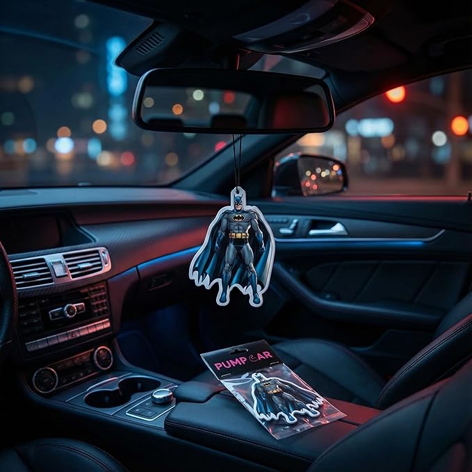 PumpCar 2 pieces bat double-sided hanging cartoon cherry-scented funny car air freshener Cool hanging for rearview mirror Car Interior Accessories Gifts