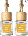 C Classy Car Air Freshener Hanging 2 Pack, Spiced Pumpkin Essential Oil Diffuser for Cars, Cute Car Accessories, Long-Lasting Fragrance, C ar Air Fresheners for Women & Men Gift, Made in USA