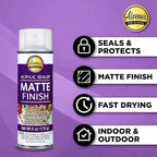 Aleene's Spray 6 oz. 3 Pack Acrylic Sealer, 6 Ounce (Pack of 3), Clear-Matte 3 Count