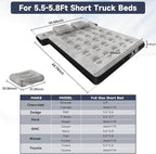 Umbrauto Truck Bed Air Mattress for 5.5-5.8ft Full Size Short Bed, Inflatable Airbed with Pump – Perfect for Autumn Camping, Road Trips, and Outdoor Use