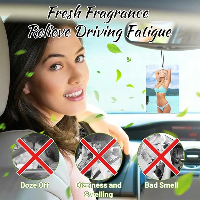 Custom Air Fresheners with Picture - Personalized Double Sided Photo Text Air Freshener for Car Wardrobe Bathroom Hanging Ornaments (Rectangle-1PCS)