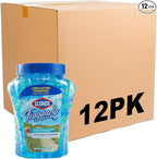 Clorox Fraganzia Crystal Beads Air Freshener, Long Lasting Room Deodorizer and Odor Eliminator Gel Beads to Freshen Home, Car, or Office, Fresh Ocean Breeze Scent, 12 Fl Oz - 12 Pack