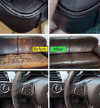 Leather Recoloring Balm, Leather & Vinyl Color Restorer Conditioner – Repairs Faded & Scratched Leather Color