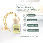 Fruity Rings, 2 Pack, Car Air Hanging Essential Oil Diffuser, Car Air Freshener Diffuser with Long Lasting Essential Oils, Aromatherapy Vehicle Diffuser, Long Lasting