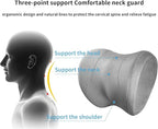 Car Neck Pillow Adjustable Up and Down Style 2 Pack,Car Headrest Pillow for Neck Support Relieves Driving Fatigue, Soft Memory Form and Ergonomic Design Fits Most Heights and Car Seats (Gary)