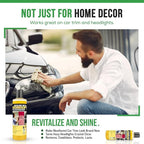 Wipe On | Advanced Color Restorer & Protectant for Faded Shutters | Plastic Car Trim | Patio Furniture & Outdoor Surfaces | Rejuvenate & Restore Vibrant Color to Weathered Items Easily