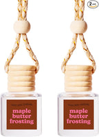 COOLGIRLCANDLES Maple Butter Frosting Car Hanging Fragrance Oil Air Freshener for Essential Oils, Scents Aromatherapy Automobile Diffuser, Long Lasting Bottle