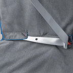 Kurgo Coast to Coast Hammock - Waterproof Backseat Dog Hammock for Full Coverage - Car Seat Protector with Rufftex Floor Guard - Durable Travel Gear - Stain Resistant - Heather Charcoal Grey