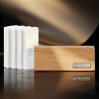 4 Packs Amber Vanilla Scented Natural Wood Vent Clips,【Luxury Winter Cozy Drive】 Car Scents Air Freshener Refills, Long Lasting Fragrance Diffuser, SUV Essentials Gift for Women