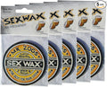 Sex Wax Air Freshener Coconut 5-Pack Plus Hand Sanitizer