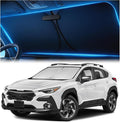 Windshield Sunshade for Subaru Crosstrek 2018-2024 2025 2026 - Innovative No-Light-Pass Technology, Mirror Cut-Out, Blocks 99% UV Rays, Fade-Resistant, Easy-Fold Crosstrek Windshield Sun Shade