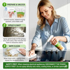 300 ml Cleanse Natural Enzyme Formula to Household Appliances, 2026 New Clease Multi-Purpose Cleaner, Kitchen Appliance Cleaner for Hold, Oven, Stove, Range Hood 2PCS