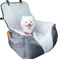 Car Seat Suitable for Small Dogs, Pet CarSeat with Storage and Clip-On Safety Tether, Fully Removable and Washable Dog Car Seat, Dogs Booster Seat Suitable Small Medium Dog