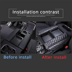 2PCS Center Console Armrest Cover for Toyot@ Tundra 2022-2025 /Sequoia 2023-2025 Accessories, Leather Front Seat Armrest Box Cushion Protector Waterproof Anti-Scratch (Left-Hand Drive)
