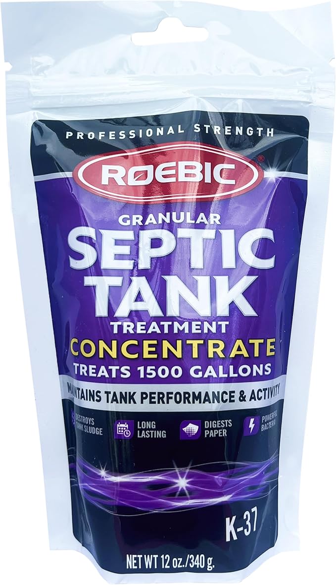 Roebic K-37-BAG Granular Septic Tank Treatment Concentrate, 12-Ounce