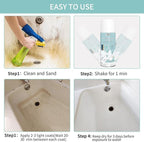 White Ceramic Tub Spray Paint （16 FL Oz *2 pack）- High-performance aerosol spray gun kit, Household appliances, refrigerator, ceramics, bathtubs, vases, bathroom floors, etc., furniture wood color change and more DIY coatings - Quick drying and smooth ...