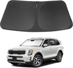 Windshield Sun Shade Fit for 2020 2021 2022 2023 2024 2025 Kia Telluride Accessories Sunshade Shield Blocker Fodable Sun Visor Protector