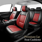 Fit Integra Car Seat Covers for Acura Integra 2023-2026 - Premium Leather, Waterproof, All-Weather, Airbag Compatible, Anti-Slip, Breathable, Easy Install, Seat Protectors, Full Set, Red