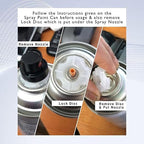 Rapide Spray & Seal Mastic Sealant White 400ml, Adheres to Metal, Plastic, Wood, Stone, and More, offering Versatile use.