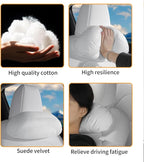 Soft car headrest for Model 3 Y S X Highland Juniper Accessories Complies with The Original OEM Factory Standards No Pressure no Odor Easy to Clean Pain Relief Car Neck Pillow 1pc White