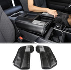 Upgrade Car Leather Center Console Protector Cover Compatible with Toyota Tundra 2022+ Sequoia 2023+ Center Console Armrest Seat Box Cover Cushion Lid Protector Pad Waterproof Anti-Scratch Accessories