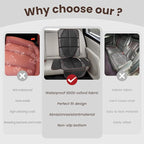 Upgraded Car Seat Protector for Child Car Seat Protector Under Baby Car Seat,3 Sides Extended Car Seat Cover Waterproof Pet Car Seat Cover for Dog,Thick Universal Durable