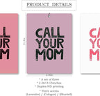 Mancheng-zi Funny Call Your Mom College Dorm Air Freshener 3Pcs, Back to School College Girls Gifts Air Freshener Hanging for Dorm Cars Closet Drawer or Books, Funny Pink Dorm Decor