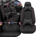 CTDS Car Seat Covers for Honda HR-V 2016-2026, Stylish Sport Seat Cover, Premium Nappa Leather Car Seat Cover. Automobile Seat Covers Sets.(Luxury 5 Seats/Black)