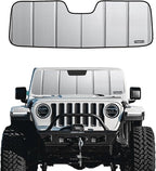 Windshield Sun Shade for Jeep Wrangler 2007-2010 Window Sunshade - Safeguard