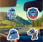 Rawan 4 Pack Car Air Freshener Cartoon, Accessories Cute for Women Girls And men Car, Funny Decor Hanging Fresheners Car Interior Room Decorations, for Christmas Gift. (C, Large)