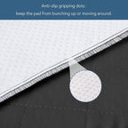 Waterproof Chair Pads for Incontinence, 4 Pack Reusable Seat Protector Pads 22" x 21", Washable Chair Protector Seat Cover, Absorbent Incontinence Pad for Bed, Wheelchair, Kid & Pet - Black