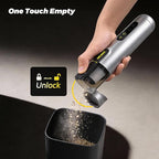 Mr.ego Handheld Car Vacuum Portable Cordless, 4-in-1 Mini Vacuum with 18500Pa Strong Suction, Desk Vacuum Cleaner and Air Duster with Green LED Light for Small Jobs, Car, Home, Keyboards (Silver)