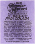 Wonder Wafers Air Fresheners 50ct. Individually Wrapped, Pina Colada Fragrance
