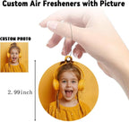 Custom Logo Car Air Freshener - Wholesale Personalized Double-sided with Picture/Text/Logo (50pcs)