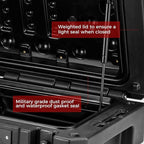 RUGCEL 126 Quart Waterproof Dry Storage Box - Heavy-Duty Overland & Off-Road Storage Case for Camping, Road Trips, Vehicle Trunk/Roof Rack (126QT CASE)