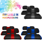 Golf Cart Front and Rear Seat Covers for Club Car Precedent 2004 and Up, Durable Polyester Fabric Club Car Precedent Seat Covers, Breathable Washable