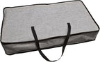 Pet Booster Car Seat for Large Pet or Two Small Pets with 2 Safe Secure Leash Seat Belts and Elevated View Easy Fold Up for Compact Storage
