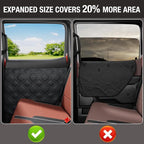 Dog Car Door Protector – 20% Larger Design for Trucks & Large SUVs, Thickened Waterproof Door Panel Covers, Protects Doors from Dog Scratching
