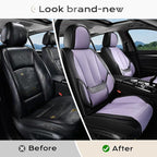 Coverado Seat Covers, Car Seat Covers Front Seats, Car Seat Cover, Car Seat Protector Waterproof, Car Seat Cushion Nappa Leather, Seat Covers Carseat Cover Universal Fit for Most Cars