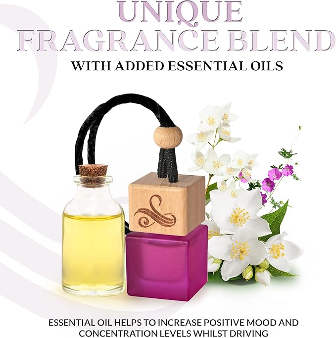 Space Car Air Freshener for Women | Perfume Style Freshener with Vent Clip | Strong Air Freshener with Odour Eliminating Technology | Car Fresheners for Women by Perfa