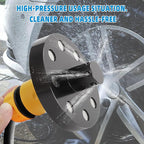 Aluminum O-Ring Chassis Cleaner Flusher Kit Standard Hose Fitting Kit Compatible with AUS Hose Fitting, O-Shape Wheel Arch Cleaner Rinse Kit Water Conservation Kit