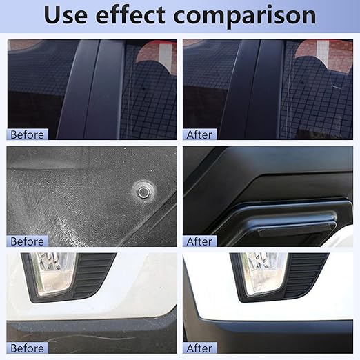 Acssart Plating Refurbishing Agent, Crystal Coating for Car Plastic Parts,Car Plastic Plating Refurbishing Agent,Nano Coating Agent,Cars Plastics Restorer for DIY, Automotive, 30ml(3pcs)