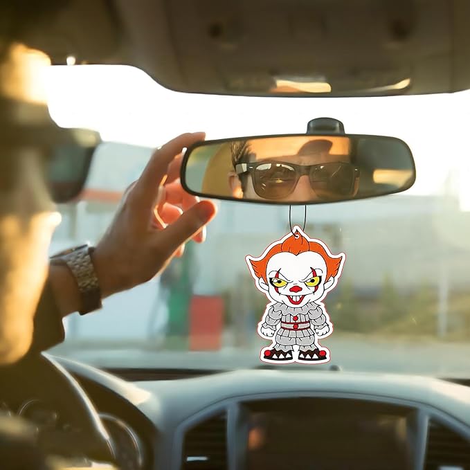 Car Air Fresheners-Horror air freshener car,Car Interior Accessory Hanging, Christmas or Halloween Home Decoration, Fresh Room, For Men Women,Pack of 5