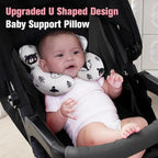 KAKIBLIN Baby Neck Pillow, Upgraded Baby Support Pillow,Babies Head Pillow,Neck Support Pillow for for Car Seat, Stroller, Pushchair,Travel (Bear)